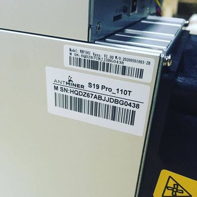 Pro 110T BTC memoria della macchina d'estrazione di Bitmain Antminer S19 video 1024MB