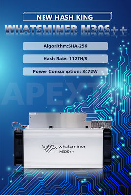 HDMI ha introdotto il minatore di 3472W Asic Whatsminer M30S+ BTC Bitcoin
